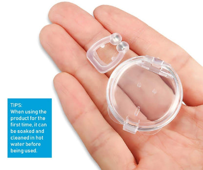 Hushora anti-snore clip detail view
